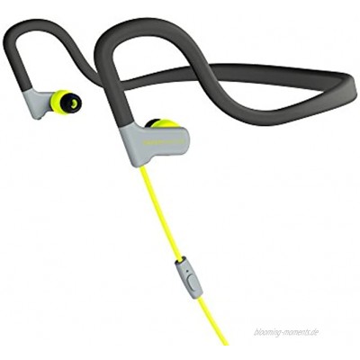 Energy Sistem Sport 2 In-Ear-Kopfhörer Neckband-Fit Sweatproof Wiedergabe-Control Mikrofon Gelb