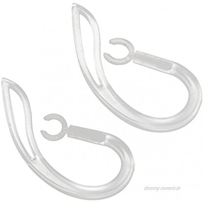 Homyl Silikon Ohrbügel Set Earbuds für Bluetooth Headset Weich und Komfortabel 7,0 mm + 6,0 mm Klar 2 STK.
