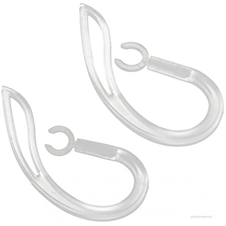 Homyl Silikon Ohrbügel Set Earbuds für Bluetooth Headset Weich und Komfortabel 7,0 mm + 6,0 mm Klar 2 STK.