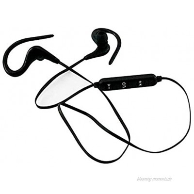 Monllack BT-01 Tragbarer drahtloser Kopfhörer Stereo-Ohrbügel Sport-Kopfhörer zur Geräuschreduzierung mit Mikrofon-Headset Schwarz