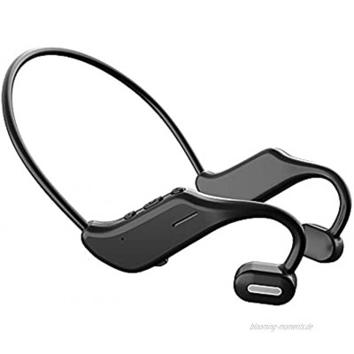 MY99 USHOMI DYY-5 Knochenleitungskopfhörer Drahtloser wasserdichter Kopfhörer Sport Bluetooth-kompatibles Headset mit Mikrofon Schwarz
