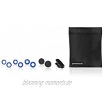 Sennheiser PX 685i In-Ear-Sportkopfhörer mit Mikrofon Apple iOS blau schwarz